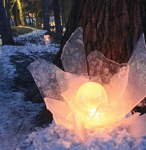 Celebrate the Winter Season with Ice Luminary Magic